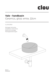 Clou Vale CL/03.03164 Installation Instructions Manual