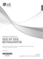 LG SRSXB2622 Series Owner's Manual