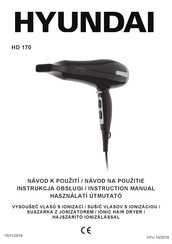Hyundai HD 170 Instruction Manual