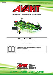 Avant A21646 Operator's Manual