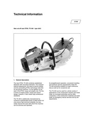 Stihl TS 400 Technical Information