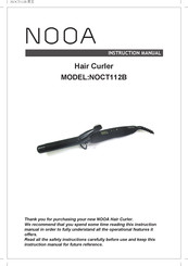 NOOA NOCT112B Instruction Manual