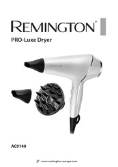 Remington PRO-Luxe AC9140 Instructions Manual