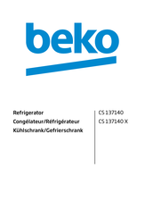 Beko CS 137140 User Manual