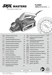 SKIL MASTERS 1570 Instructions Manual