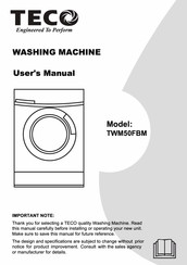 TECO TWM50FBM User Manual