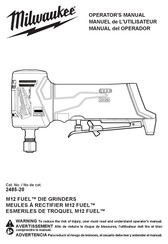 Milwaukee M12 FUEL 2485-22 Operator's Manual