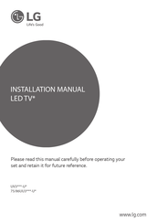 LG UV3 U Series Installation Manual