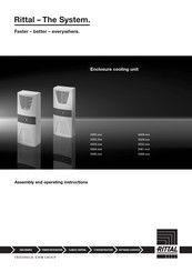 FRIEDHELM LOH Rittal 3328.510 Assembly And Operating Instructions Manual