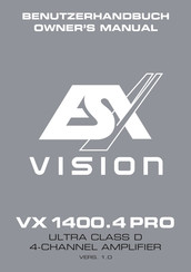 ESX Vision VX1400.4 PRO Owner's Manual