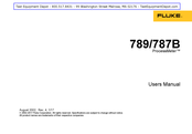 Fluke ProcessMeter 789B User Manual