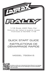 LaTrax RALLY 75054-5-GRNX Quick Start Manual
