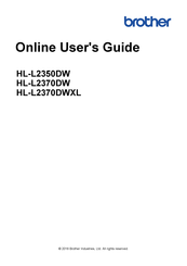 User manual Brother HL-L2375DW (English - 556 pages)