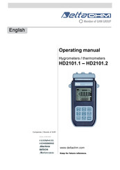 GHM Delta OHM HD2101.2 Operating Manual