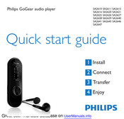 Philips GoGear SA2627 Quick Start Manual