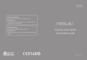LG Nexus 5X Quick Start Manual