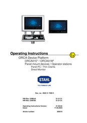 Stahl ORCA01M Series Operating Instructions Manual