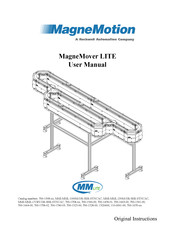 Rockwell Automation MagneMotion MagneMover LITE Original Instructions Manual