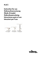 VITRA H.A.T. Instructions For Use Manual