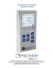 AlphaLab Precis-Ion AIC3Pro Operator's Manual