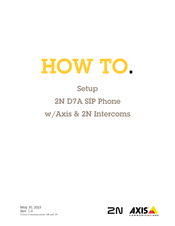 Axis 2N D7A How To Set Up