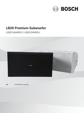 Bosch LB20-SW400-D Installation Manual