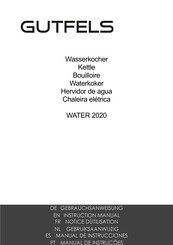 GUTFELS WATER 2020 Instruction Manual