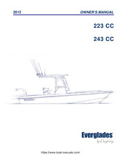 Everglades 223 CC 2012 Owner's Manual