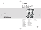Bosch Professional Heavy Duty GDS 18V-450 PC Original Instructions Manual