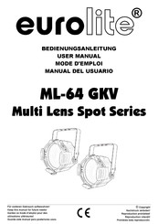 EuroLite ML-64 GKV User Manual