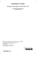 Kohler K-T16225 Installation Manual