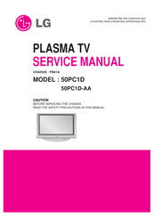 LG 50PC1D-AA Service Manual
