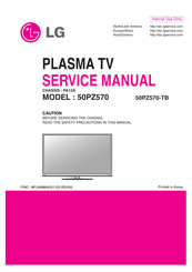 LG 50PZ570 Service Manual