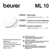 Beurer ML 10 Instructions For Use Manual