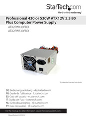 StarTech.com Professional 530W Manual
