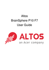 Altos BrainSphere P10 F7 User Manual
