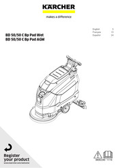 Kärcher BD 50/50 C Bp Pad Wet Manual