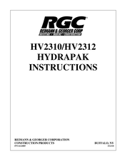 RGC HV2310 Instructions Manual