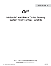 Curtis G3 GEMX IntelliFresh FreshTrac GEMXSIFT63A1000 User Manual