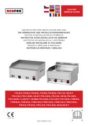 Redfox FTR-C 30 E Instructions For Installation And Use Manual