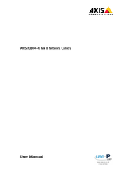 Axis P3904-R Mk User Manual