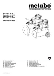 Metabo Basic 250-50 W Original Instructions Manual