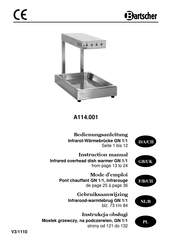 Bartscher A114.001 Instruction Manual