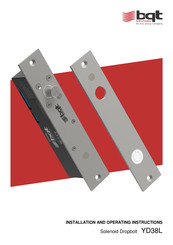 Ava bqt YD38L Installation And Operating Instructions Manual