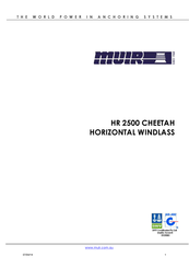Muir HR 2500 CHEETAH Manual