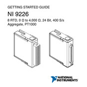 National Instruments NI 9226 Getting Started Manual
