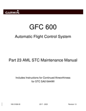 Garmin GFC 600 Manual