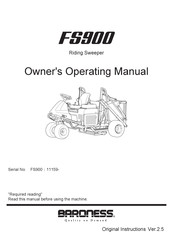 Baroness FS900 Owner's Operating Manual