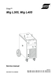ESAB Origo Mig L405 Service Manual