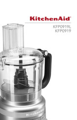 KitchenAid KFP0919L Manual